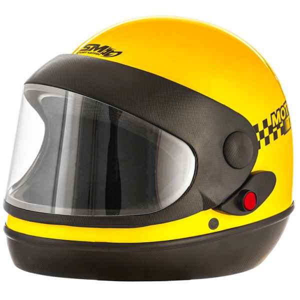 CAPACETE SPORT MOTO SM AMARELO 60 MOTO TAXI AUTOMATICO