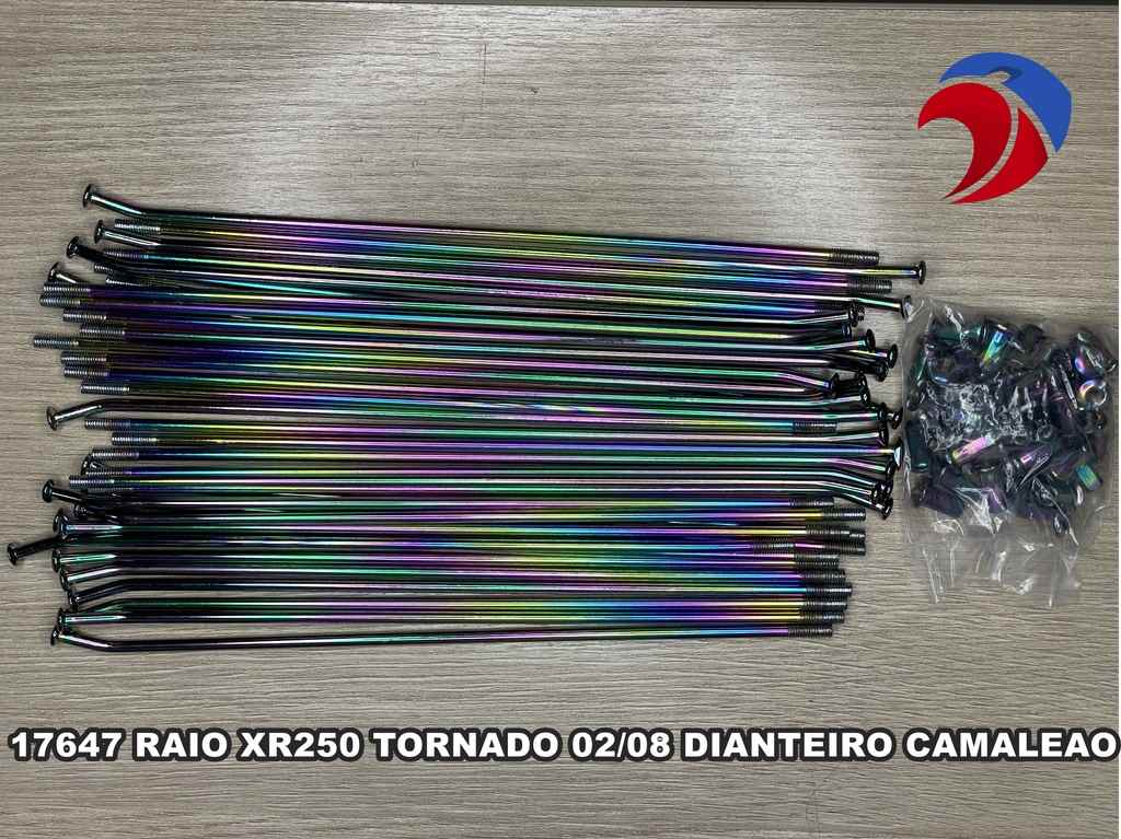 RAIO XR250 TORNADO 02/08 DIANT CAMALEAO