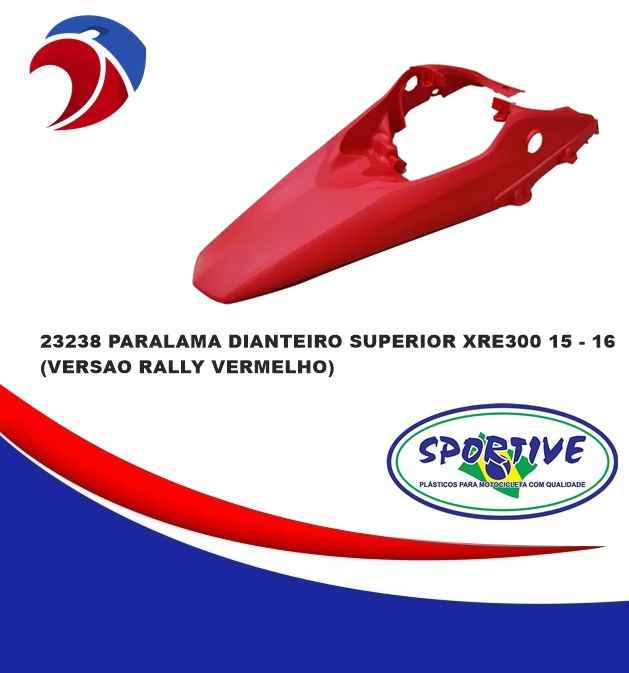 PARALAMA DIANT XRE300 VERSAO RALLY VERM 15/16